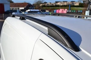 Dachträger Träger Leisten passend für Mercedes Metris 2016+ SWB Alu poliert SCHWARZ - Bild 1 von 9