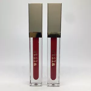 X2 pc Beauty Boss Lip Gloss - In The Red by Stila  - 0.11 oz Lip Gloss NO BOX - Picture 1 of 3