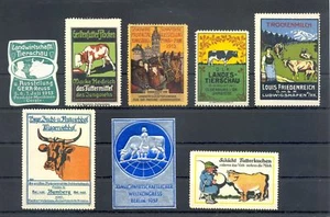 SELLOS PÓSTER ALEMANIA = VACA VACA VACA LECHE VACA 8 UDS. -F/VF -@397 - Imagen 1 de 1