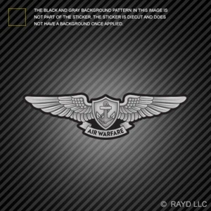 EAWS Enlisted Aviation Warfare Specialist Badge Wings Sticker Die Cut Vinyl - Picture 1 of 1