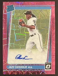 2021 OPTIC JAZZ CHISHOLM PINK VELOCITY AUTOGRAPH AUTO @ 41/75 @ RATED ROOKIE RC - Picture 1 of 2