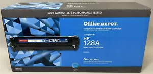 Marca Office Depot - Cartucho de tóner láser compatible con HP cian (HP 128A) - Imagen 1 de 4