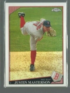  2009 Topps Chrome Refractors #96 Justin Masterson (ref 67895) - Picture 1 of 1