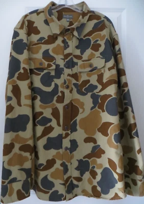 Camisa LL BEAN'S GAMUZA TELA FIRMA Slim CAMO Para hombres XXXLT Foto 1 de 4