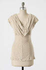 Anthropologie Striped Cowl Neck "Barometer Top" Tee 5* XS