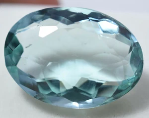 Lab Created 27.85 Ct GGL Certified Oval Cut TOP QUALITY SPLENDID Gemstone - Picture 1 of 6