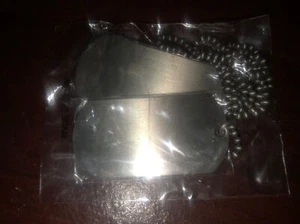 Collana targhetta cane vuota in acciaio inox - Foto 1 di 1