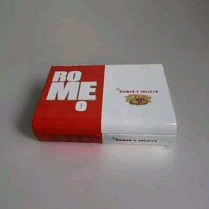 Rare ROMEO Y JULIETA RED & WHITE TORO WOOD CIGAR BOX Colors - Picture 1 of 4