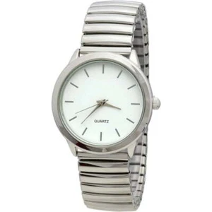 Reloj pulsera Blekon para mujer 35 mm esfera color liso correa elástica plateada - Elegante - Imagen 1 de 45