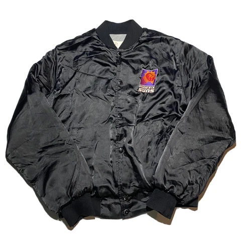 Vintage Phoenix Suns Chalk Line Starter Satin Jacket  Size Medium Cover