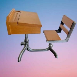American Girl Molly's School Desk & Chair Pleasant Company New In Box - Picture 1 of 3