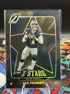 DAK PRESCOTT 2022 Panini Zenith Z-STARS Holo Dallas Cowboys #ZS-21 Insert SP - Image 1 of 2