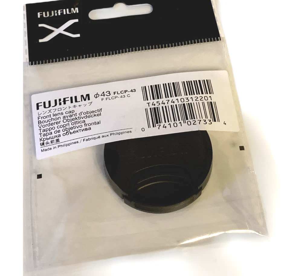 New FUJIFILM 43mm Front Lens Cap FLCP-43 for XF23mmF2 R WR, XF35mmF2 R WR - Image 1 of 3