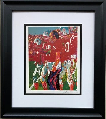 LeRoy Neiman "Coach Devaney '74" ENMARCADO Arte Fútbol Nebraska Suite Foto 1 de 3