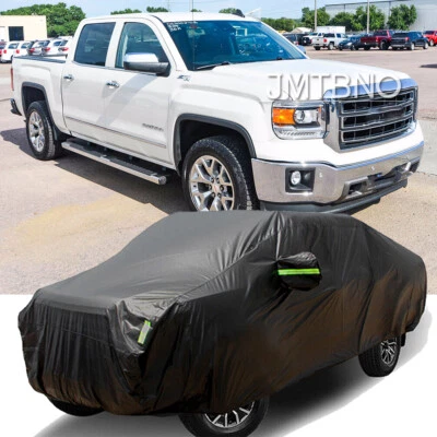 For GMC Sierra 1500 2001-2021 Pickup Truck Cover Waterproof Sun Dust Protector  - Image 1 of 4