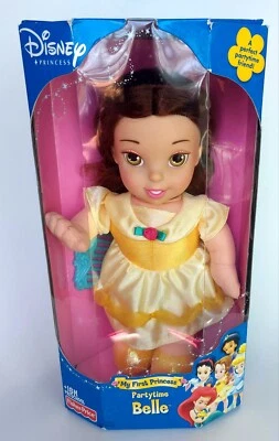 Muñeca Fisher-Price Party Time 2002 Bella y Bestia Mi primera princesa Disney Foto 1 de 4