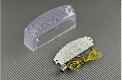 Luz Trasera Freno LED Claro con Intermitentes BUELL S1 LIGHTNING 1997-2002 - Imagen 1 de 2