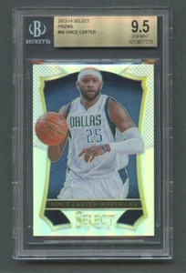 2013-14 Panini Select Silver Prizm Vince Carter #44 BGS 9,5 GEMA MT Pop 1 de 1 - Imagen 1 de 2