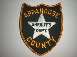 APPANOOSE COUNTY IOWA DIPARTIMENTO DELLO SCERIFFO PATCH - Foto 1 di 1