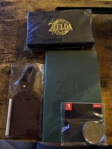 Tears Of The Kingdom Switch EU Pre-Order Bundle: Medal+Luggage Tag+Coin+Notebook - Picture 1 of 10