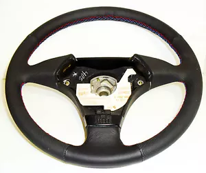 BMW E36 E 46 Z3 ECHT LEDER LENKRADABDECKUNG PERFORIERT UND M SPORT NÄHTE - Bild 1 von 2
