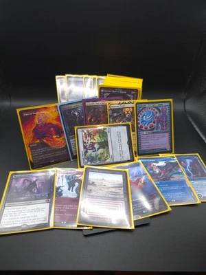 Rograkh & Silas Renn Custom 100 EDH Deck Fan Art MTG Proxies Sleeves and Box - Image 1 of 2