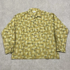 Vintage 50s 60s Washington Dee Cee National Monuments Shirt Men Large Rockabilly - Picture 1 of 8