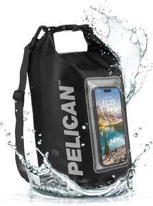 Bolsa seca impermeable Pelican Marine IP68 5L - Mochila impermeable con tapa enrollable - Negra - Imagen 1 de 8