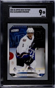 2005-06 Upper Deck Victory #264 Alexander Ovechkin RC SGC 9 como nuevo Capitals novato - Imagen 1 de 2