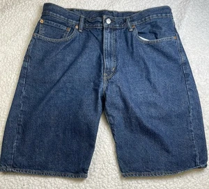 Pantalones Cortos Denim Levis 505 Para Hombre Talla 38 Azul Lavado Medio Calce Regular - Imagen 1 de 9