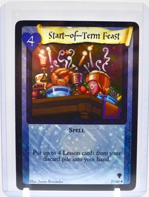 Harry Potter Trading Card Start-of-Term Feast 27 Rare Foil TCG Holo LP - Image 1 of 2