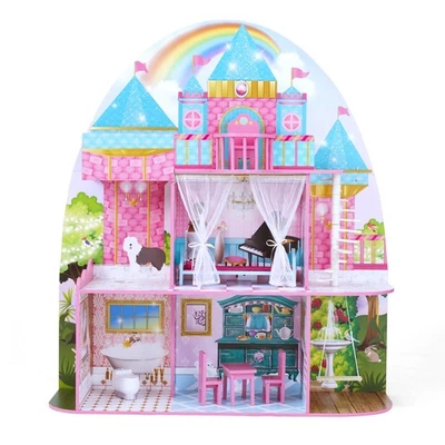 Casa de muñecas de madera Olivia's Little World Princess Castle Foto 1 de 4