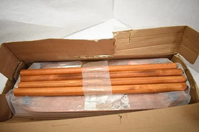 Genesis Woodesign Oval Table Large Chestnut Wood Coffee Side Accent Modern New - Image 1 of 4