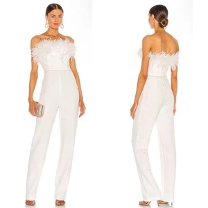 Mono Bronx and Banco Lola Blanco Pluma Sin Tirantes Talla XS - Imagen 1 de 9