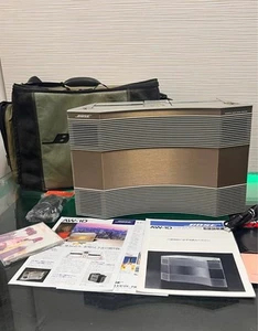BOSE AW-1D Acoustic Wave Music System RARE w/ Bag CD Cable Manual Excellent MG01 - Afbeelding 1 van 10