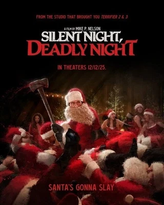 Silent Night, Deadly Night (2025) – New Horror Movie Poster, Chilling Film Art - Image 1 of 4