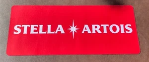 STELLA ARTOIS Red Rubber Backed Bar Runner, Home Bar Man - Picture 1 of 1
