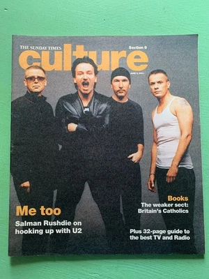 CULTURE magazine 03-June-2001 U2 Salman Rushdie Victoria Abril Picasso TV - Image 1 of 2
