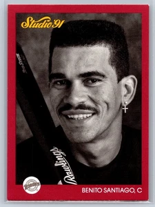 1991 Studio Benito Santiago #249 San Diego Padres - Picture 1 of 2