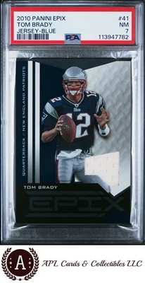 2010 Panini Epix #41 Tom Brady PSA 7 - Image 1 of 2