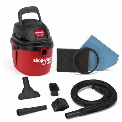 Shop-Vac 1.5 Galones 2.0 Pico Aspiradora en Seco Húmedo, Aspiradora Portátil Compacta para Tienda con... Foto 1 de 4