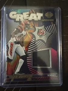 2024 Illusions Chad Johnson GREAT EXPECTATIONS JERSEY RELIC Bengals #GE-CJN 🔥 - Picture 1 of 10
