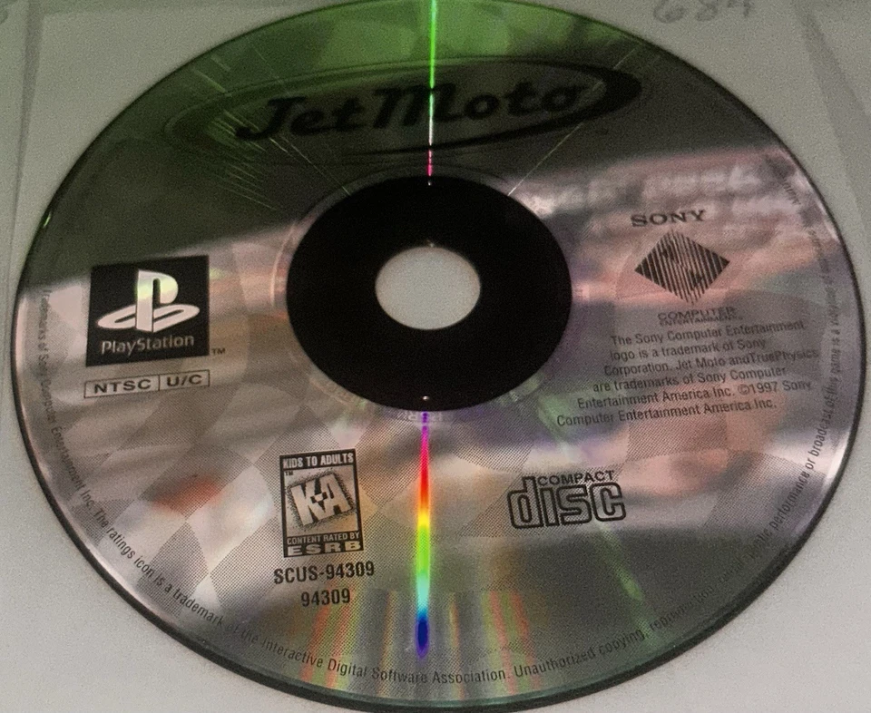 Jet Moto PlayStation 1 PS1 Disc Only #G684 - Image 1 of 1