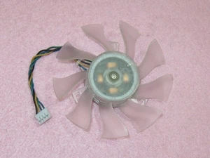 Cooler Fan For ATI NVIDIA YD128015EL 75mm 4 Pin Graphics Card - Afbeelding 1 van 2