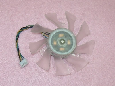 Cooler Fan For ATI NVIDIA YD128015EL 75mm 4 Pin Graphics Card - Image 1 of 2