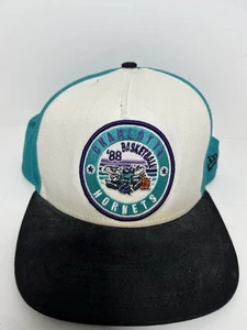 Charlotte Hornets Snapback Hat NBA New Era 9Fifty Hardwood Classics Teal White - Picture 1 of 6