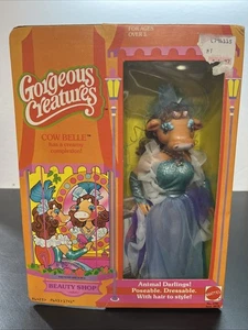 Vintage 1979 Mattel Gorgeous Creatures Cow Belle Action Figure Doll GREAT BOX R2 - Picture 1 of 11