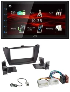 JVC USB Bluetooth MP3 DAB 2DIN Autoradio für Hyundai Tucson 2010-2015 - Bild 1 von 9