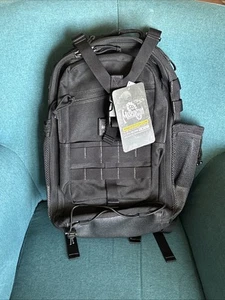 NWT Maxpedition Falcon II PYGMY 0517B Backpack 18L Black 10"x19" Tactical Bag - Picture 1 of 6