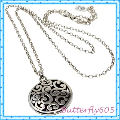 Collar Colgante Brighton Brighton Contempo Convertible Plata Pergamino Foto 1 de 4